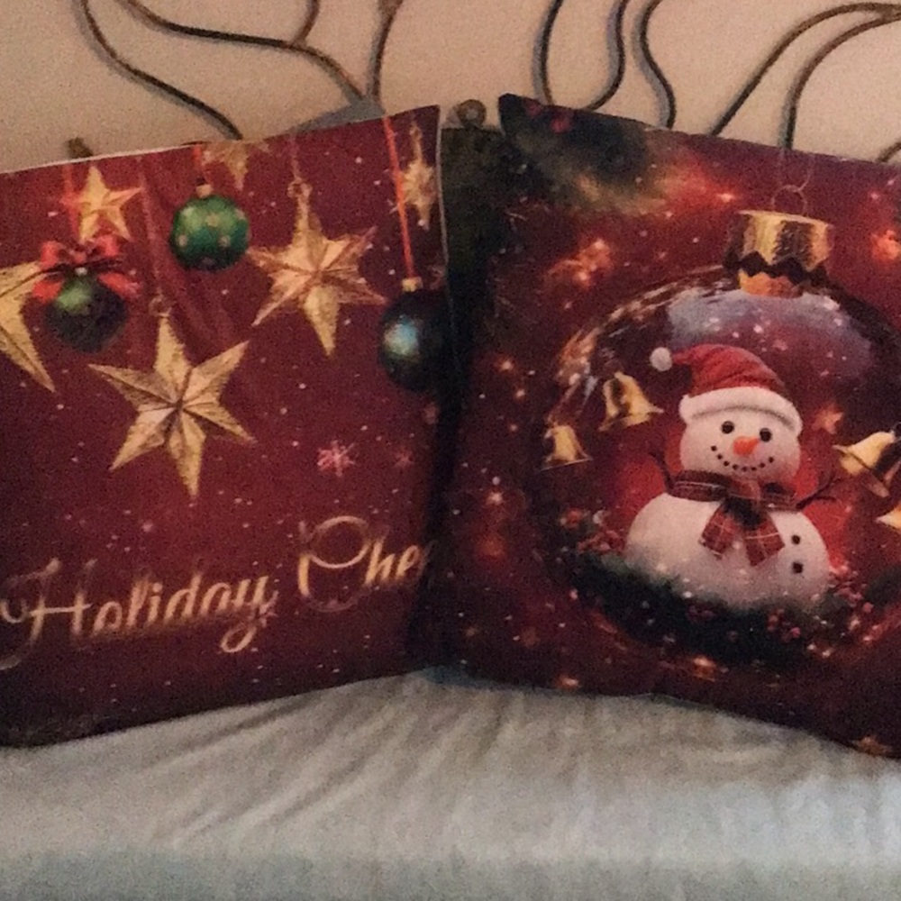 Pillows-Item 9 Set of two Holiday Pillows